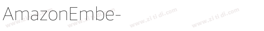 AmazonEmbe字体转换