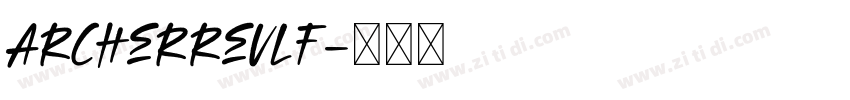 ArcherRevLF字体转换