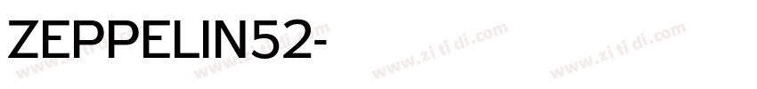 ZEPPELIN52字体转换