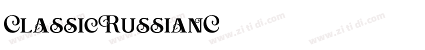 ClassicRussianC字体转换