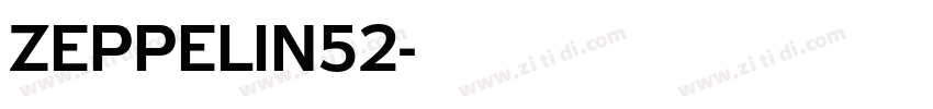 ZEPPELIN52字体转换