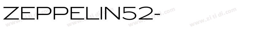 ZEPPELIN52字体转换
