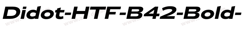 Didot-HTF-B42-Bold字体转换