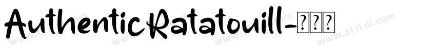 AuthenticRatatouill字体转换