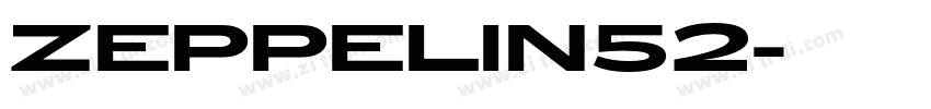 ZEPPELIN52字体转换