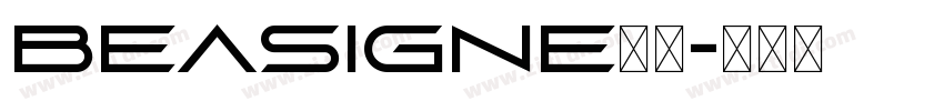 BEASIGNE字体字体转换