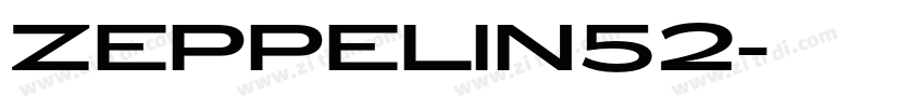 ZEPPELIN52字体转换