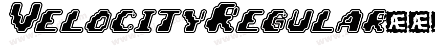 VelocityRegular字体转换