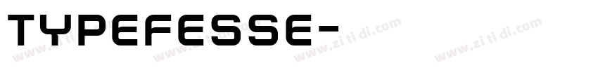 Typefesse字体转换