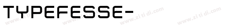 Typefesse字体转换