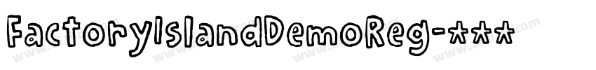 FactoryIslandDemoReg字体转换 FactoryIslandDemoReg字体转换
