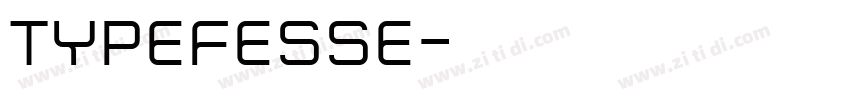 Typefesse字体转换