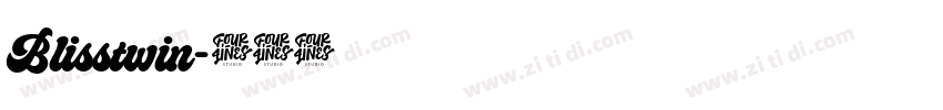 Blisstwin字体转换