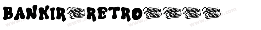 Bankir-Retro字体转换