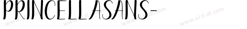 PrincellaSans字体转换