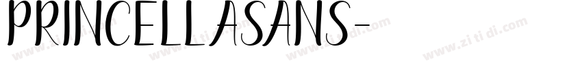 PrincellaSans字体转换