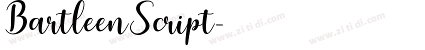 BartleenScript字体转换