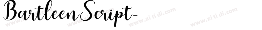 BartleenScript字体转换