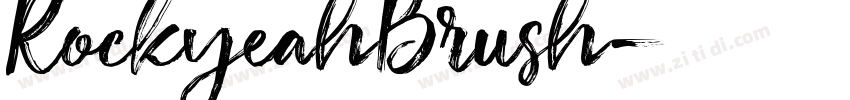 RockyeahBrush字体转换