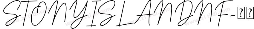 STONYISLANDNF字体转换