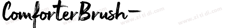 ComforterBrush字体转换