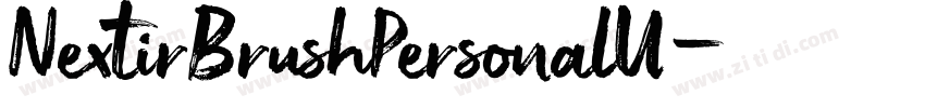 NextirBrushPersonalU字体转换