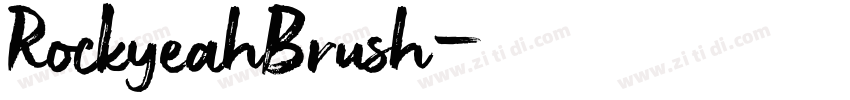 RockyeahBrush字体转换