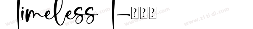 TimelessT字体转换