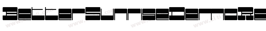 BetterSunriseDemoReg字体转换