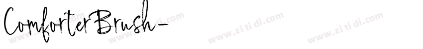 ComforterBrush字体转换