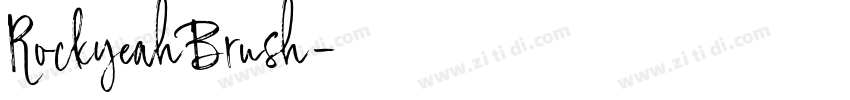 RockyeahBrush字体转换