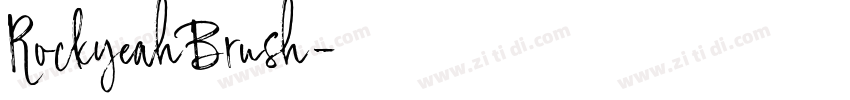 RockyeahBrush字体转换
