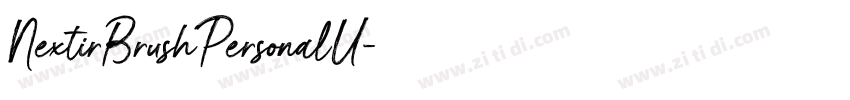 NextirBrushPersonalU字体转换