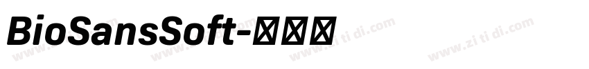 BioSansSoft字体转换