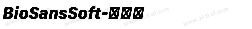 BioSansSoft字体转换