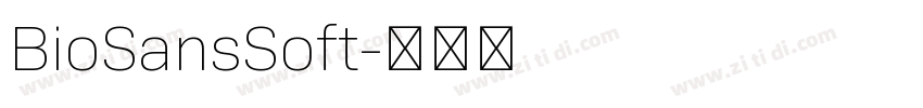 BioSansSoft字体转换