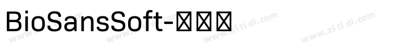 BioSansSoft字体转换