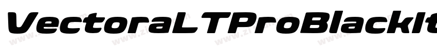VectoraLTProBlackIt字体转换