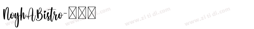 NoyhABistro字体转换