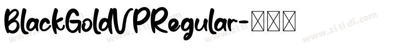 BlackGoldVPRegular字体转换