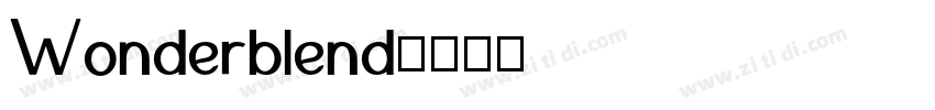 Wonderblend字体转换