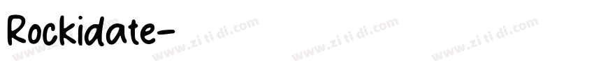 Rockidate字体转换