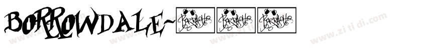 Borrowdale字体转换