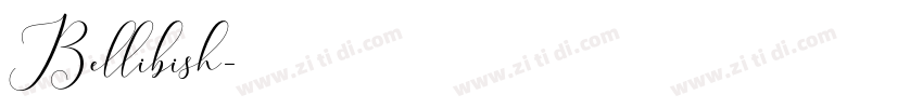 Bellibish字体转换