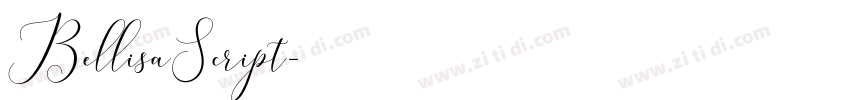BellisaScript字体转换