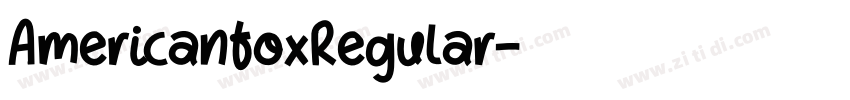 AmericanFoxRegular字体转换