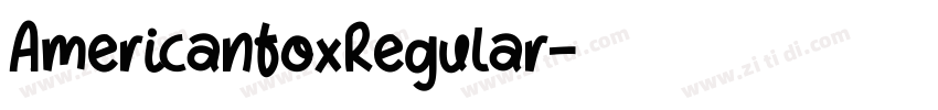 AmericanFoxRegular字体转换