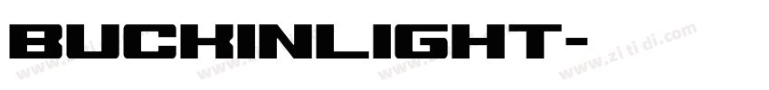 BuckinLight字体转换 BuckinLight字体转换