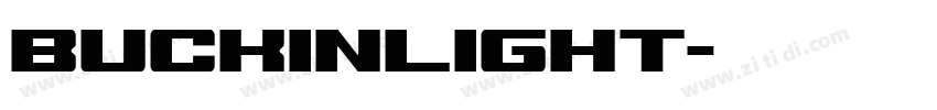 BuckinLight字体转换 BuckinLight字体转换
