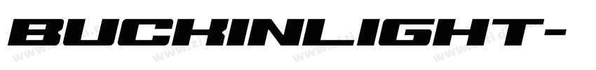 BuckinLight字体转换 BuckinLight字体转换